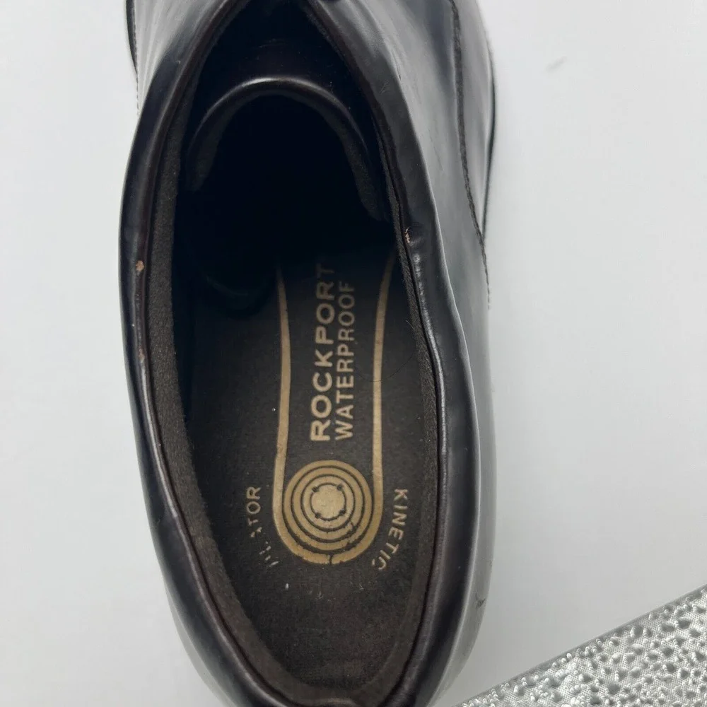 Rockport‎ Hydroshield Men's Waterproof Dress Shoes Sz 11W Brown APM11785 Leather